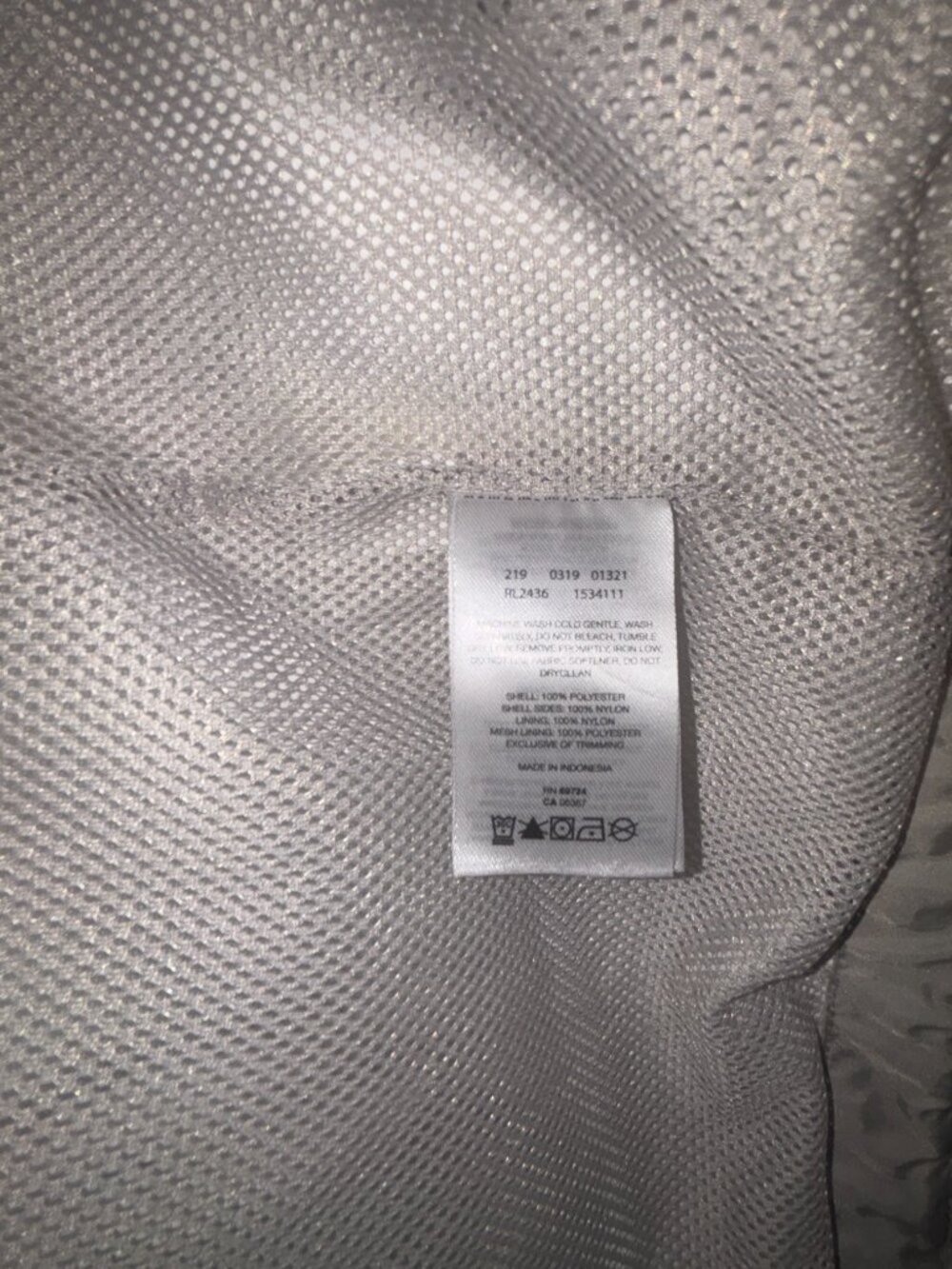Columbia Women's White & Gray Hooded Rain Jacket Size M - Picture 8 of 10